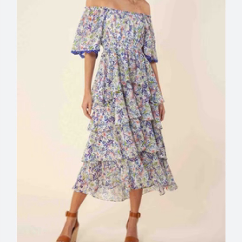 🗣️Gorgeous Hale Bob Los Angeles Zahara Maxi-dress size small NWOT
